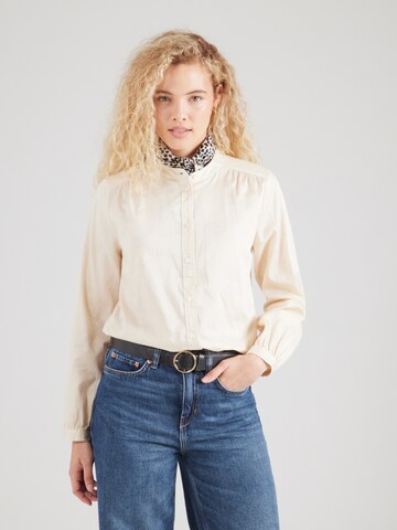 Camicia da donna di s.Oliver in beige: frontale
