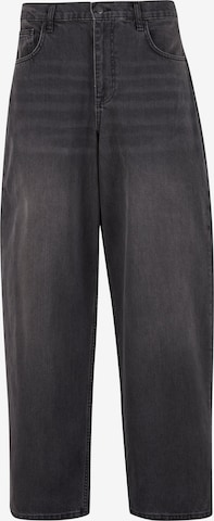 juoda DEF „Baggy“ Džinsai: priekis