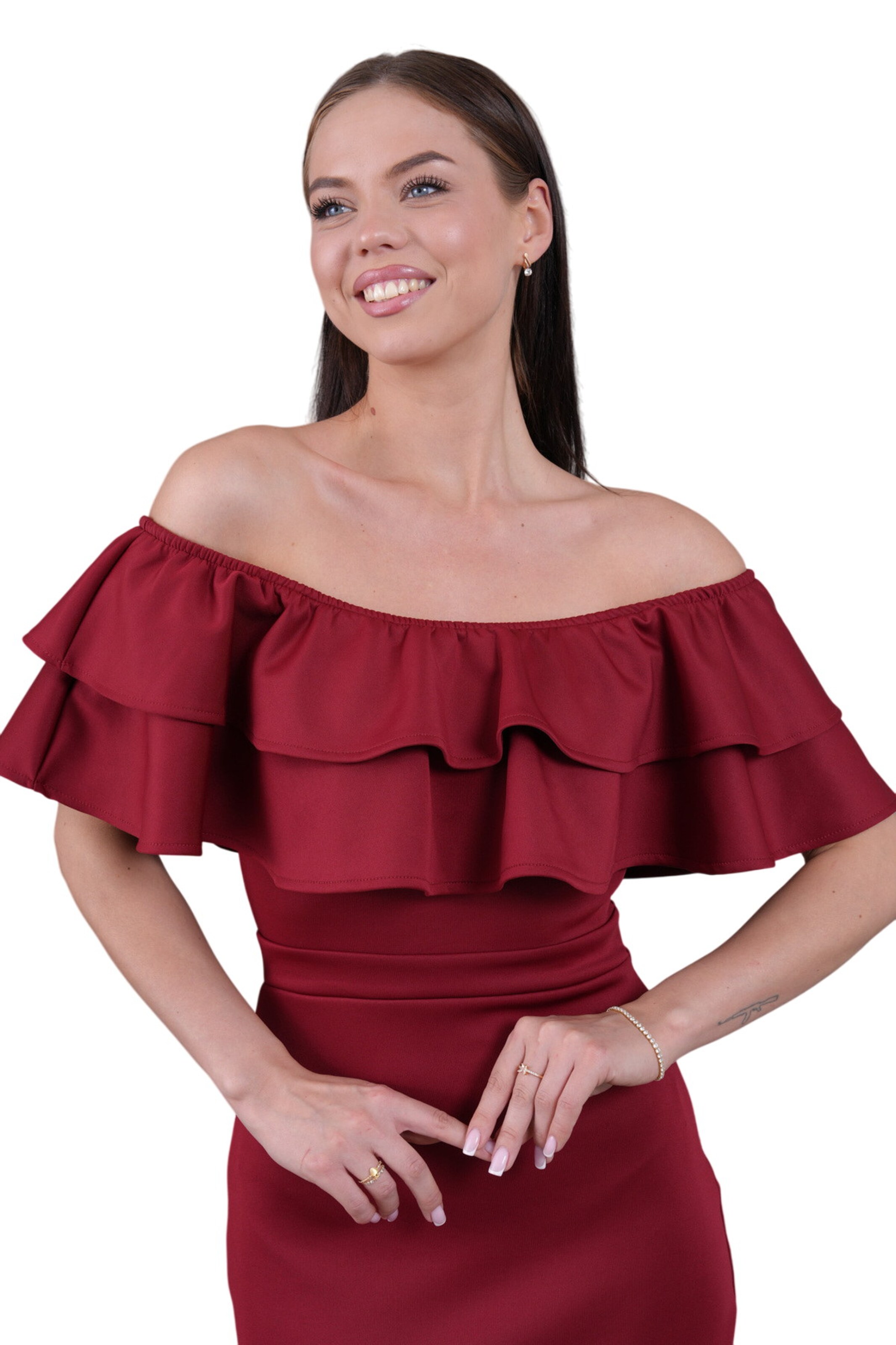 WOMAN VISION Cocktailjurk in Rood