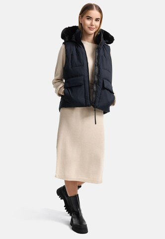 NAVAHOO Vest 'Zimthäschen XIV' in Blue: front