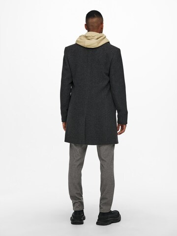 Only & Sons Between-Seasons Coat 'JAYLON' in Grey