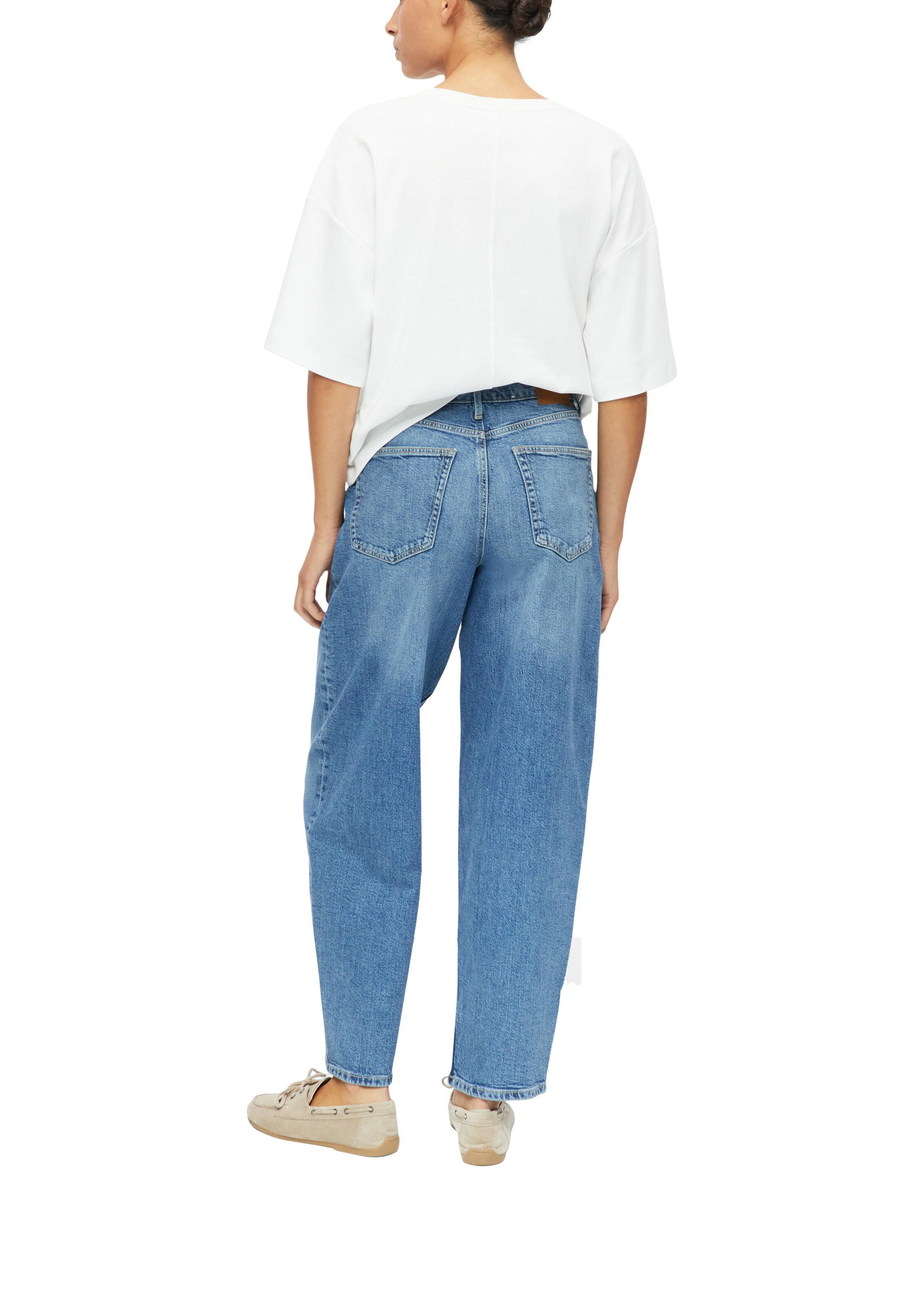s.Oliver Barrel Jeans in Blau: Rückseite