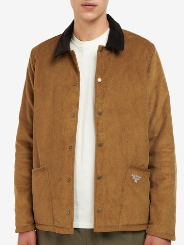 Barbour Beacon Tussenjas in Beige: voorkant