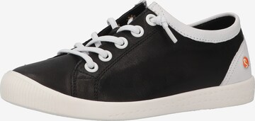 Softinos Sneakers laag in Zwart: voorkant