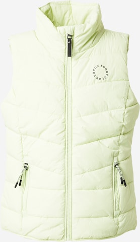 Soccx Bodywarmer in Groen: voorkant