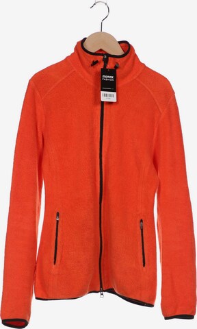 hessnatur Sweatshirt & Zip-Up Hoodie in S in Orange: front
