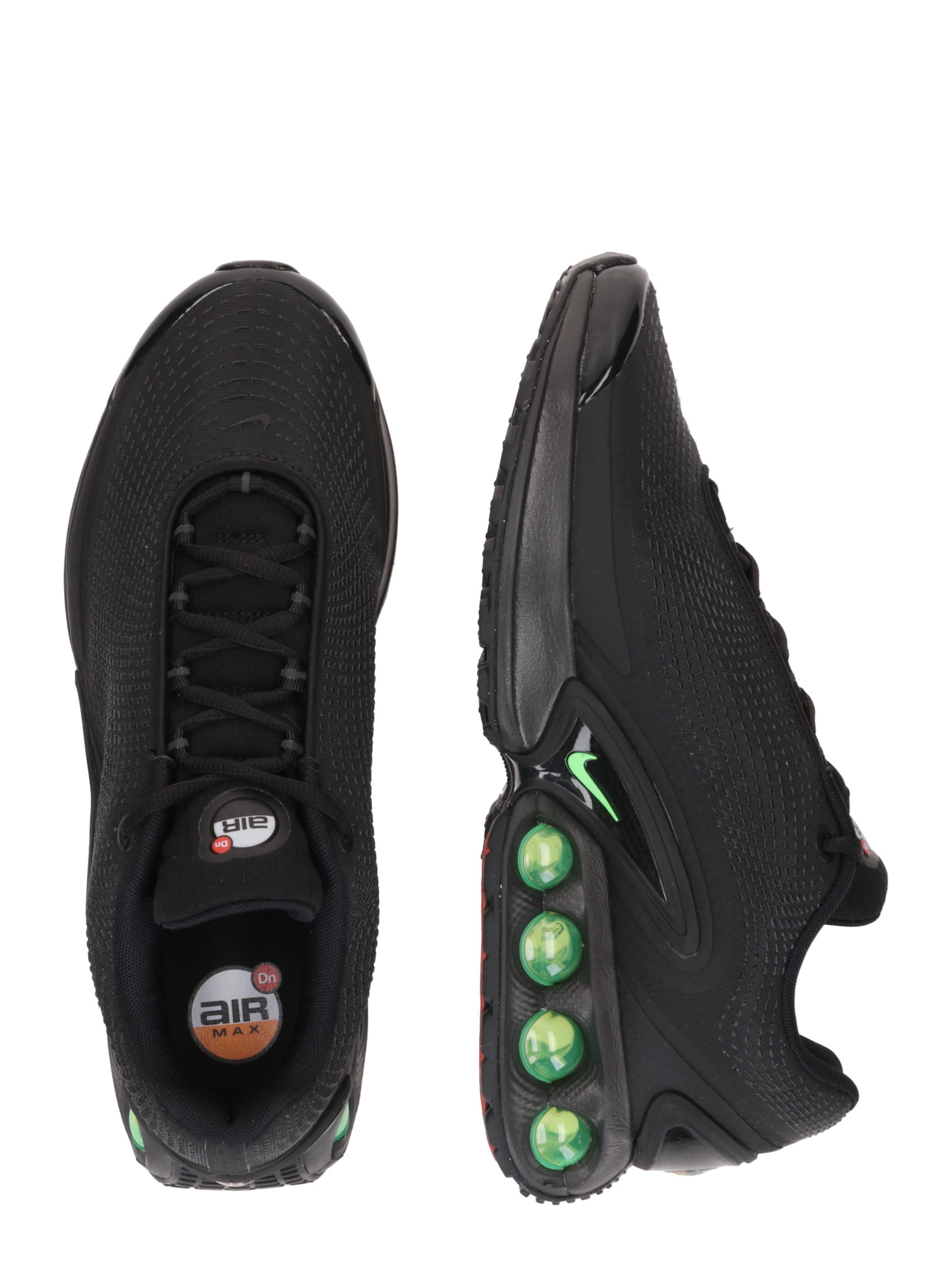 melns Nike Sportswear Zemie brīvā laika apavi 'Air Max Dn'