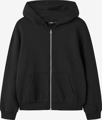 LMTD Sweatvest in Zwart: voorkant