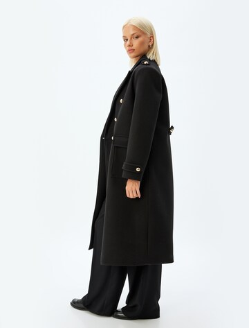 Koton Between-Seasons Coat in Black
