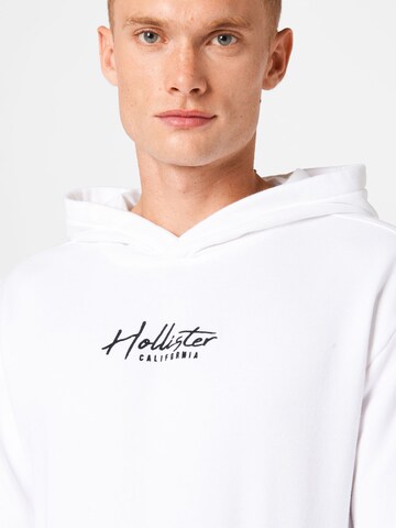 HOLLISTER Mikina – bílá