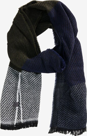CAMEL ACTIVE Schal in dunkelblau / weiß, Produktansicht