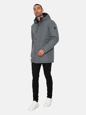 Threadbare Winterjas 'Galbraith' in Grijs