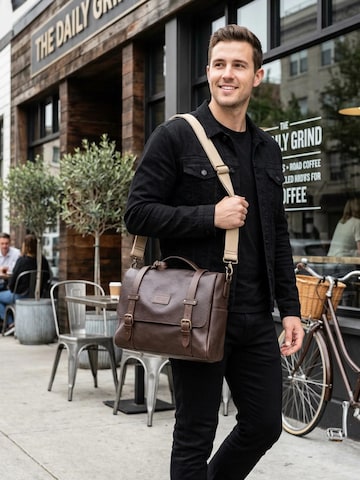 THE DUST COMPANY Messenger – hnědá