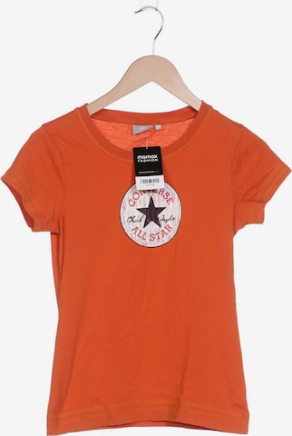 CONVERSE T-Shirt XS in Orange: predná strana