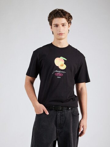T-Shirt 'LUSTRE' JACK & JONES en noir : devant