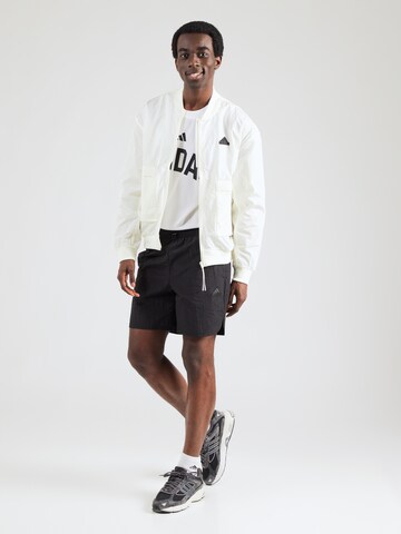 ADIDAS SPORTSWEAR - Casaco deportivo 'City Escape' em branco