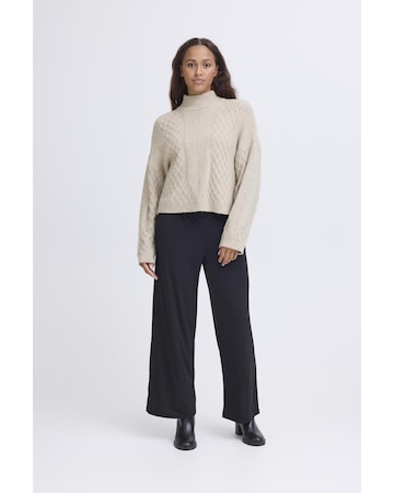 Pull-over 'IHMYLLE' ICHI en beige