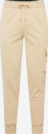 Calvin Klein Jeans Pantalon cargo en beige / noir, Vue avec produit
