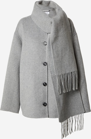 Manteau mi-saison 'Mayu' EDITED en gris : devant