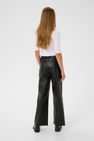 Kaffe Wide leg Broek 'Mikka' in Zwart