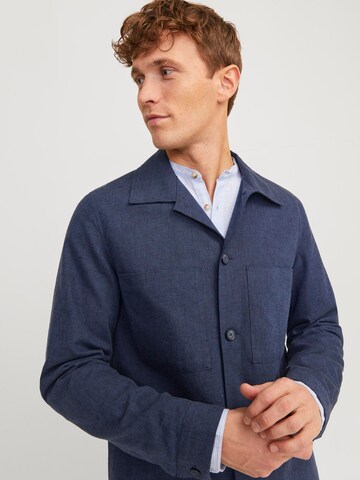 JACK & JONES Слим Демисезонная куртка 'JPRRiviera' в Синий