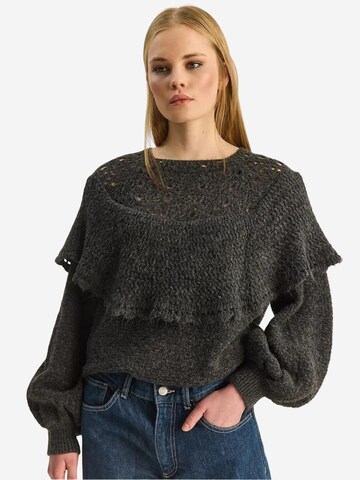 Bianco Lucci - Pullover 'Pullover' em cinzento
