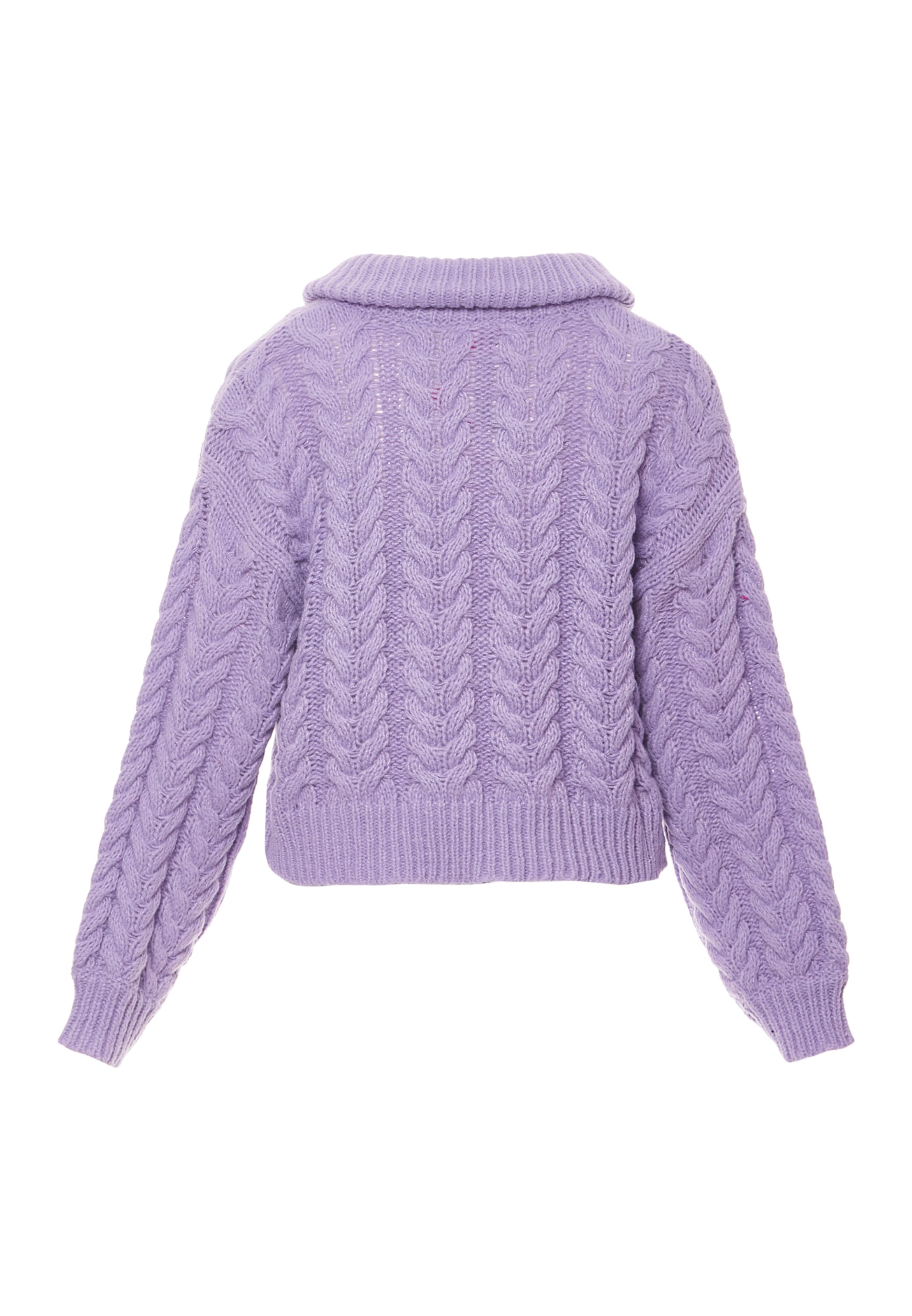 MYMO Neuletakki värissä lila