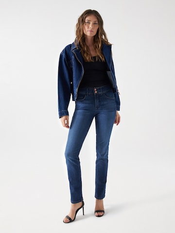 Coupe slim Jean Salsa Jeans en bleu