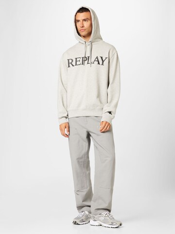 REPLAY - Sweatshirt em cinzento