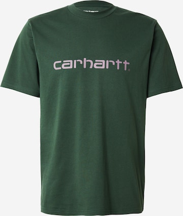 T-Shirt 'Script' Carhartt WIP en vert : devant