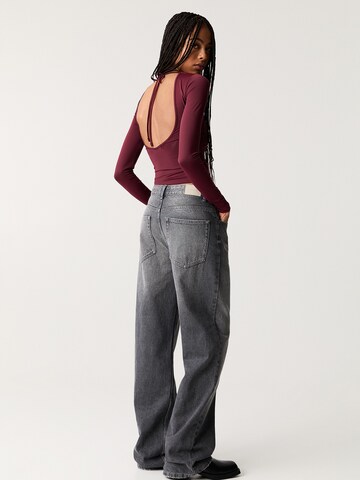 Pull&Bear Tričko – fialová
