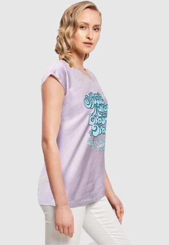 T-shirt 'Willy Wonka - Swirly' ABSOLUTE CULT en violet