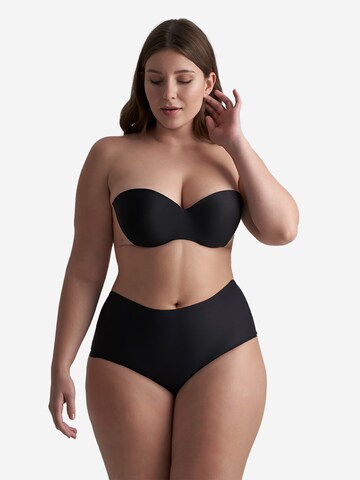 Bye Bra Shapingslip 'Low Back Mid Waist Brief' in Zwart