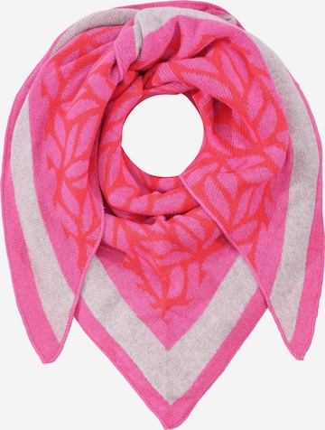 Zwillingsherz Scarf i rosa: framsida