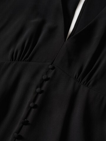 MANGO Skjortklänning 'BOMBAY' i svart