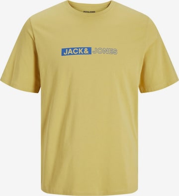 T-Shirt JACK & JONES en jaune : devant