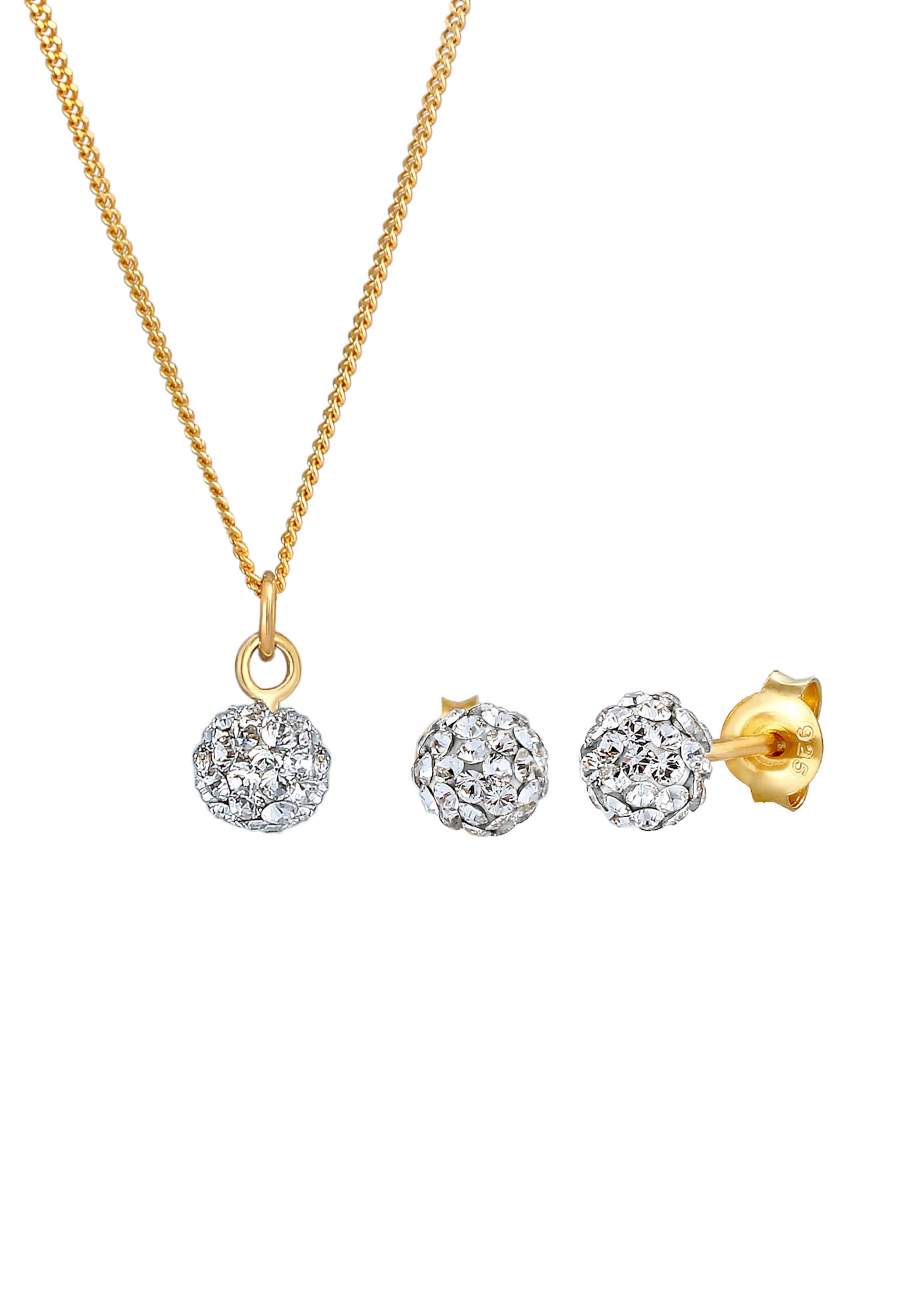 ELLI Sieraden set in Goud: voorkant