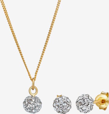 ELLI Jewelry Set in Gold: front