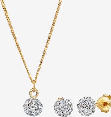 ELLI Jewelry Set in Gold: front