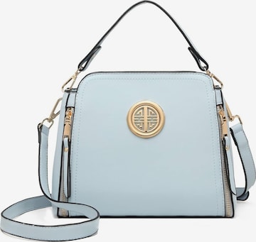 Miss Lulu Shoulder Bag in Blue: front