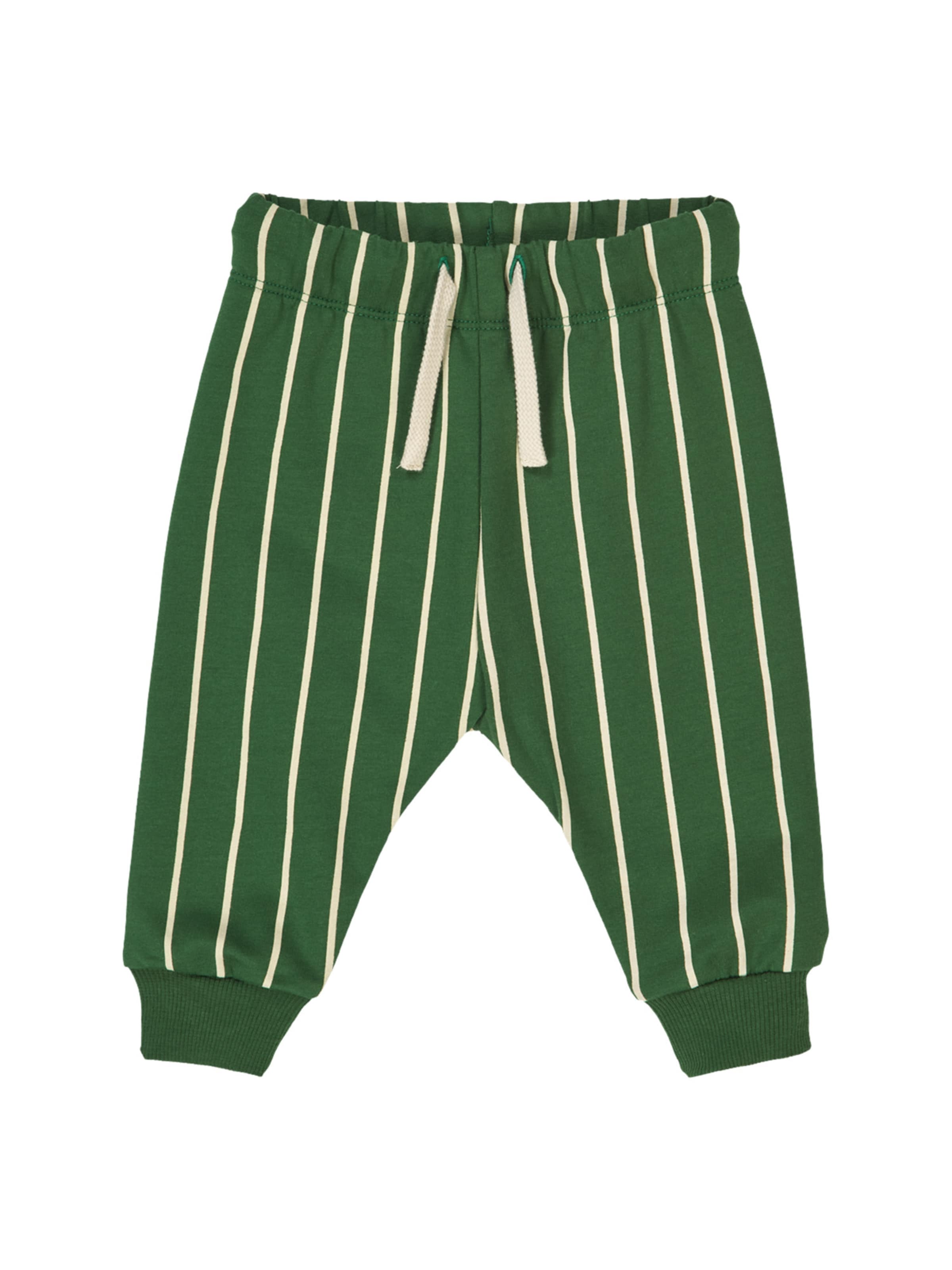 Müsli by GREEN COTTON - Loosefit Calças em verde: frente