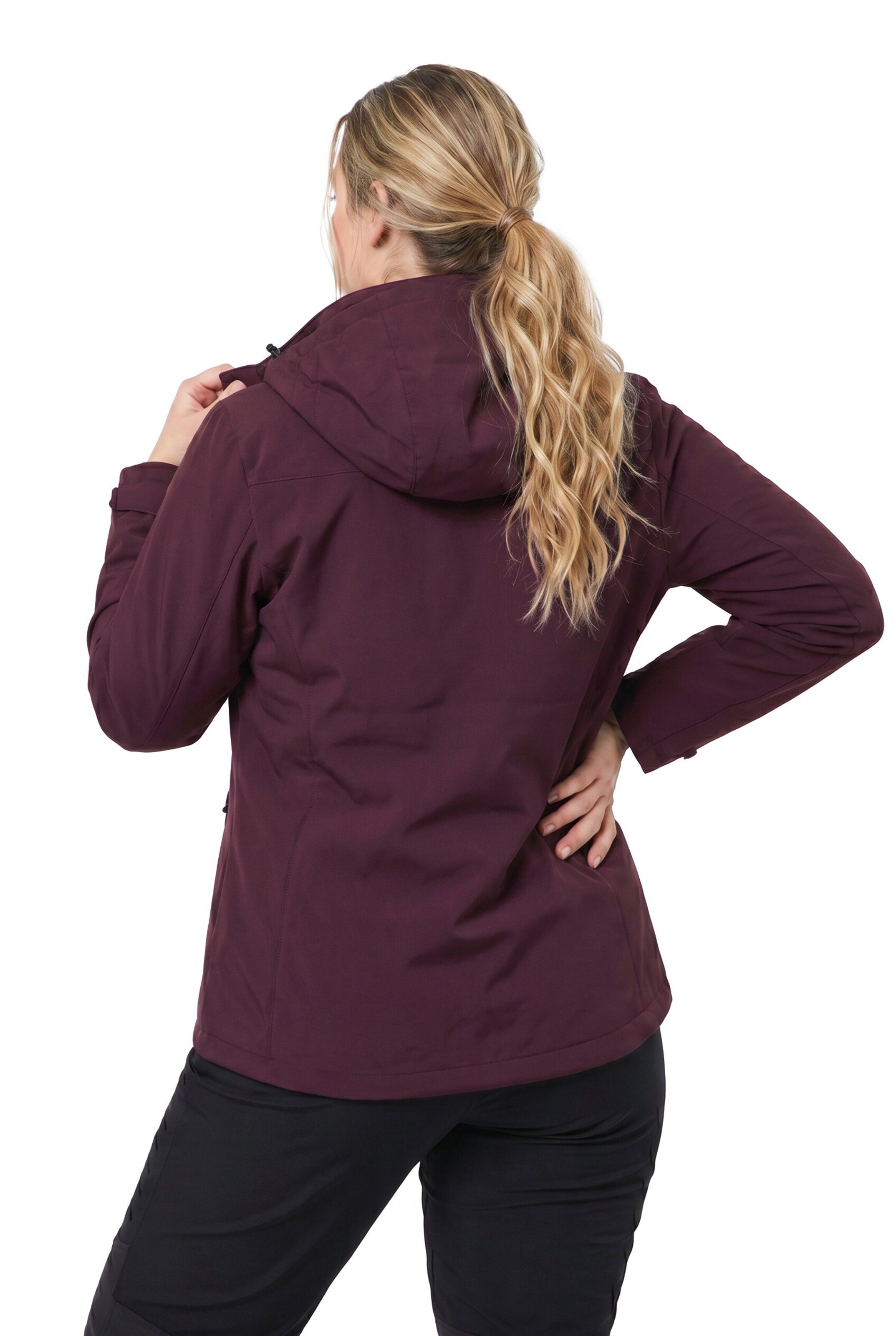 Ulla Popken Outdoorjas in Lila