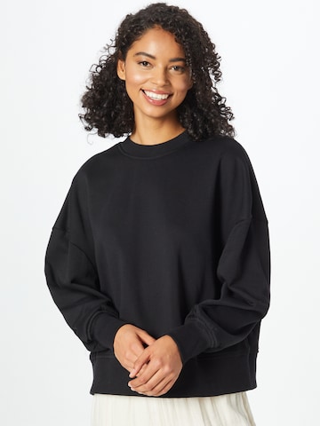 Sweat-shirt Urban Classics en noir : devant