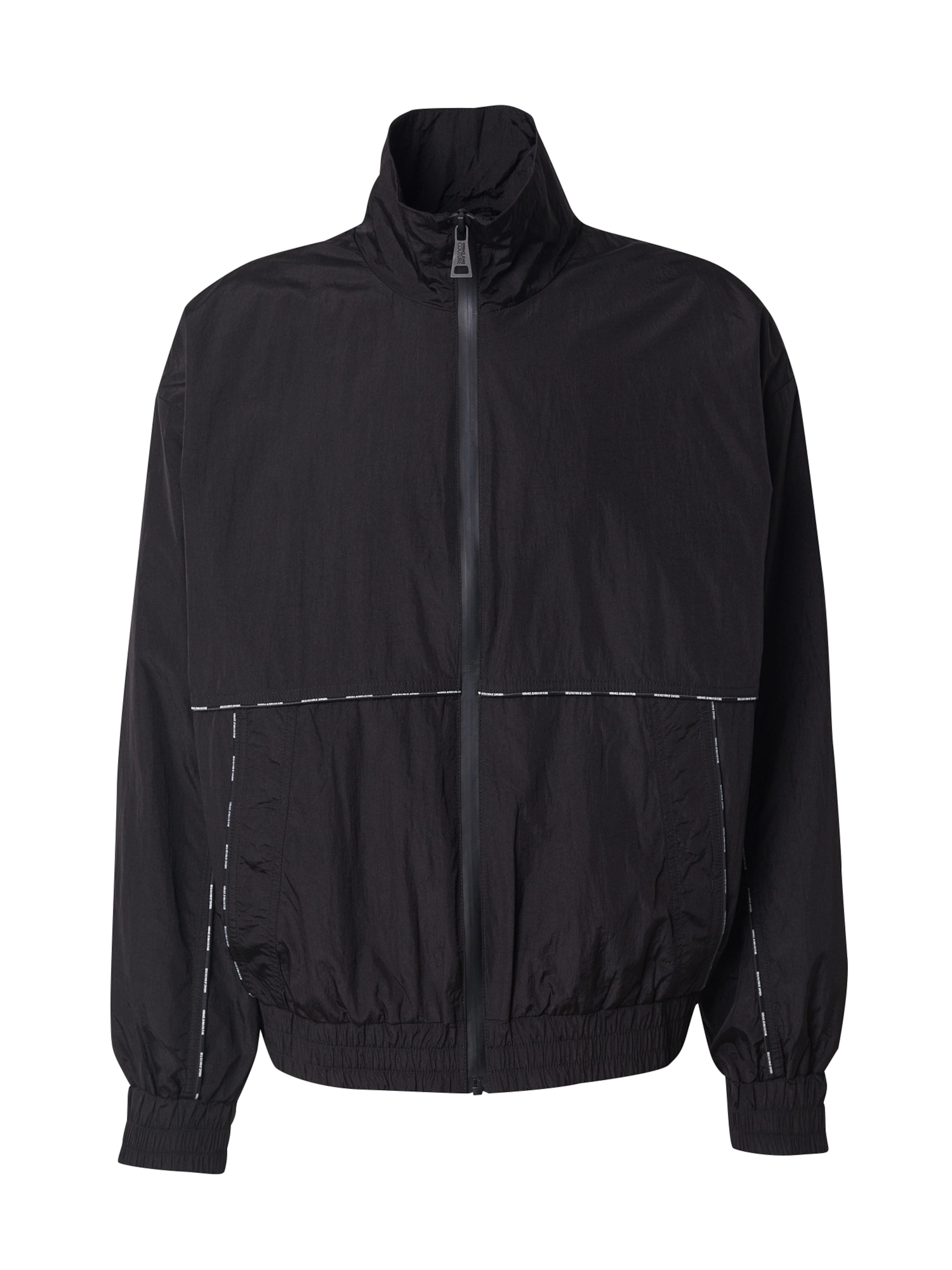 Veste mi-saison Versace Jeans Couture en noir : devant