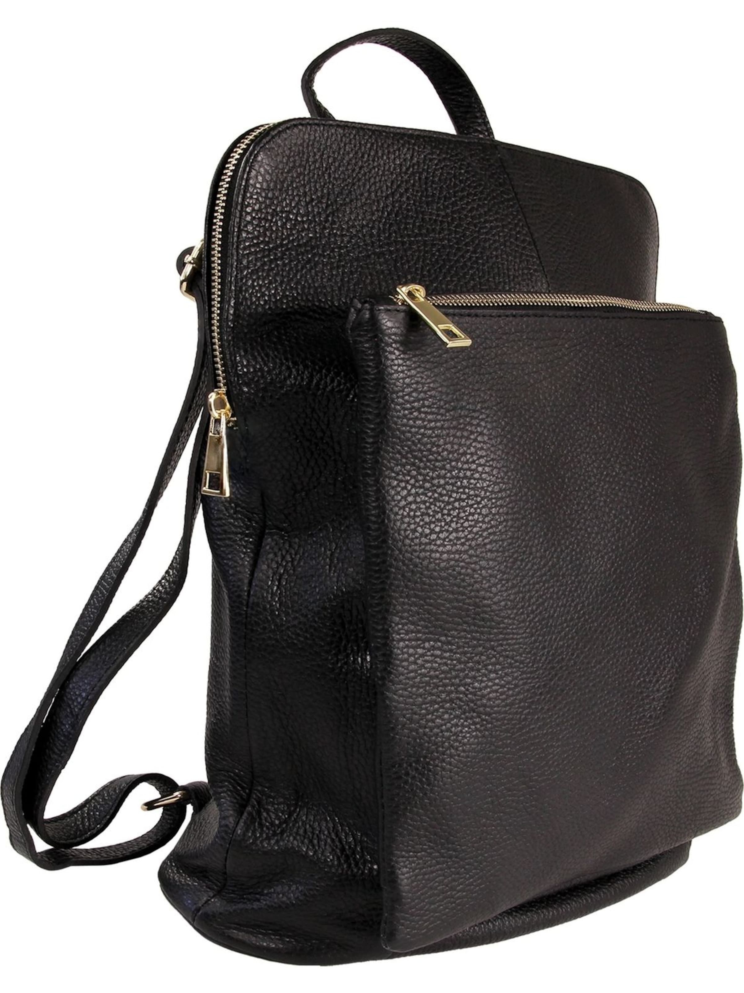 Toscanto Backpack in Black: front