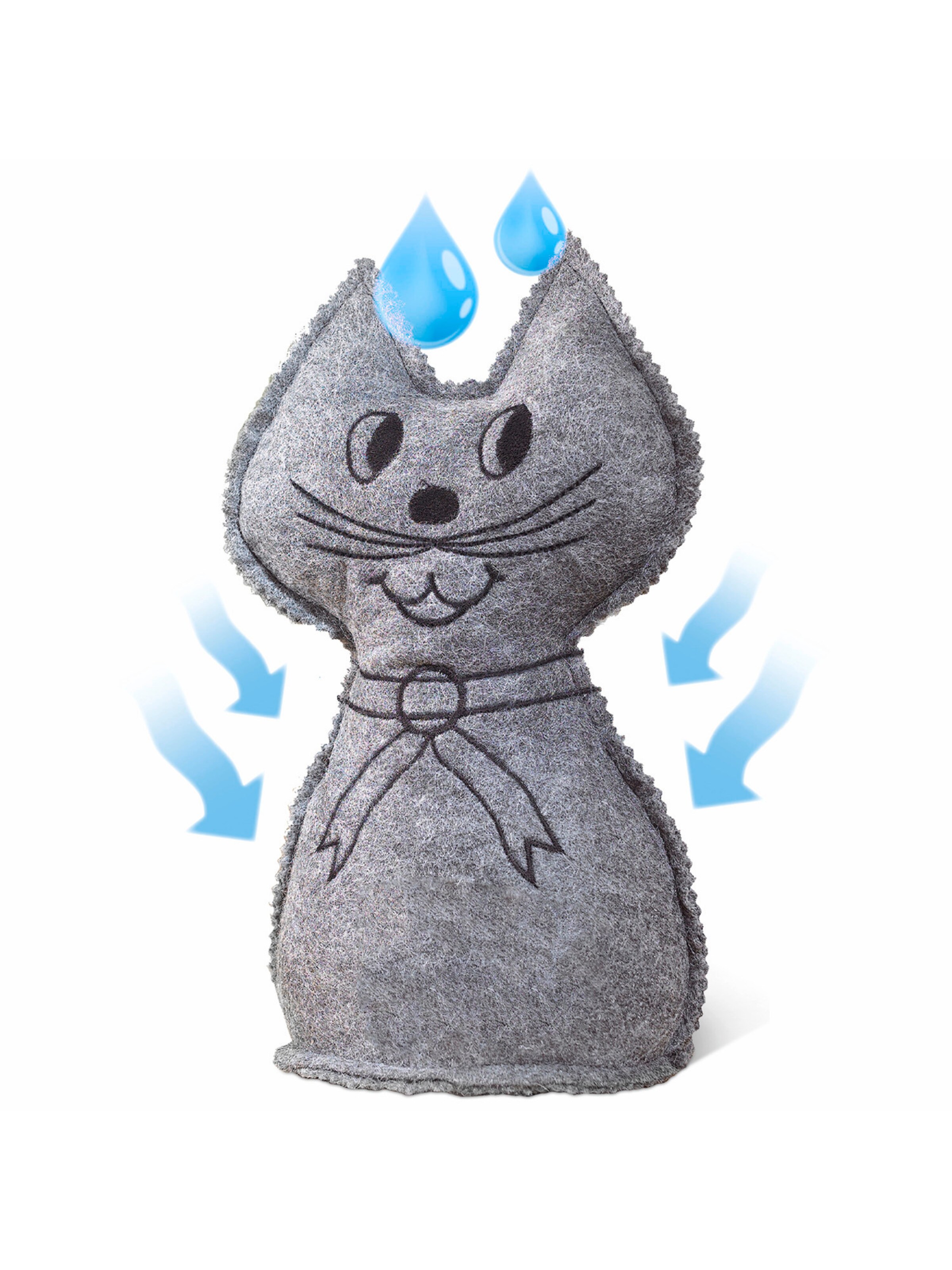 Wenko Household helper 'Katze' in Grey