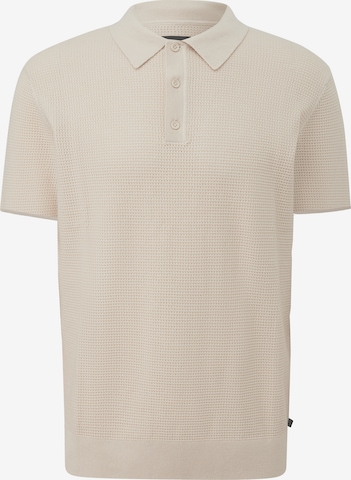 QS Poloshirt in Beige: Vorderseite