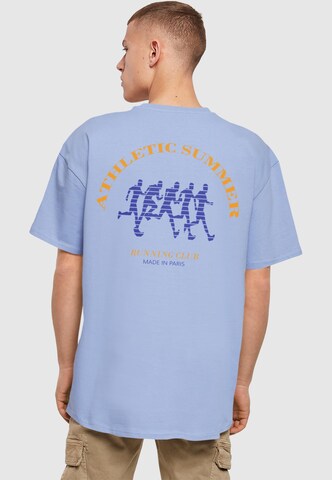 Merchcode T-Shirt 'Athletic Summer' in Lila: Vorderseite