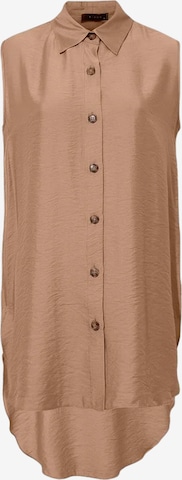 Rivus Blouse in Beige: voorkant