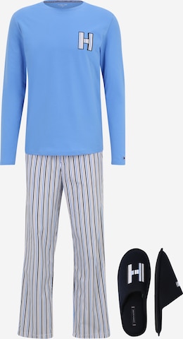 TOMMY HILFIGERDuga pidžama - plava boja: prednji dio
